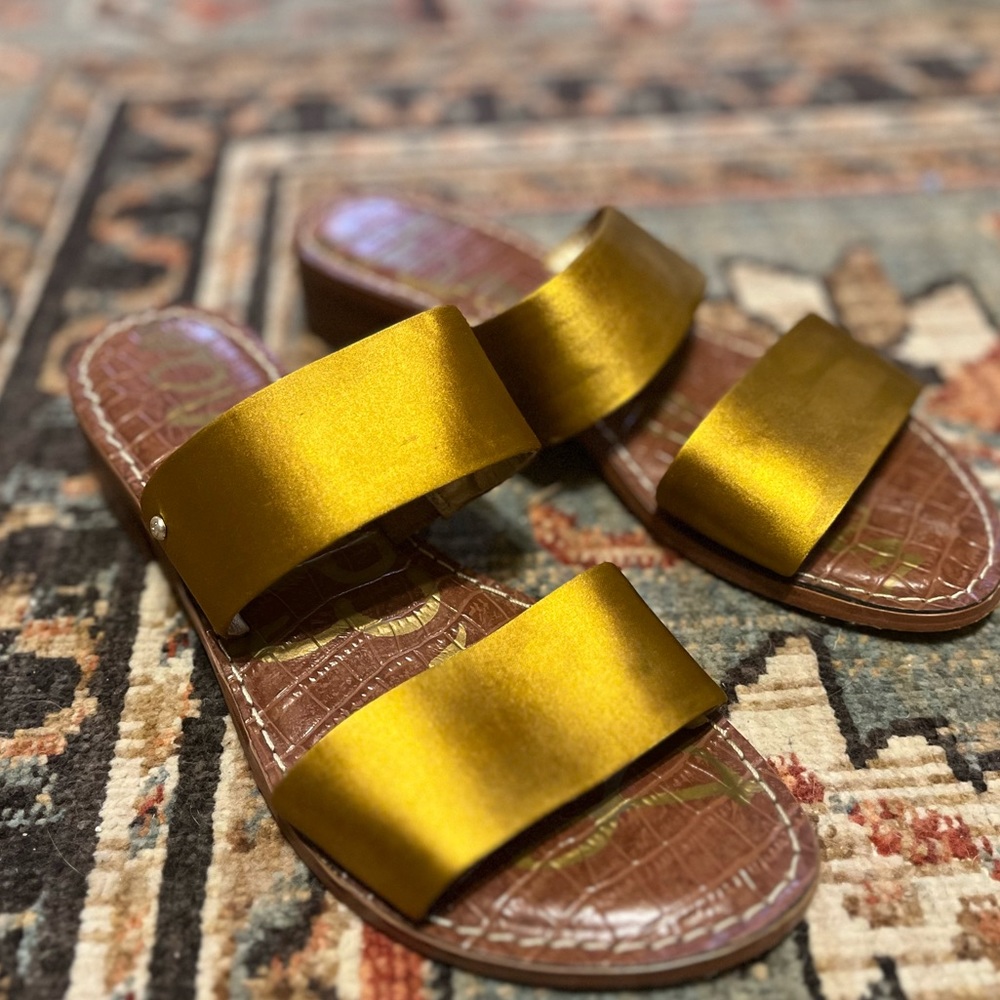 Sam Edelman Jni Heeled Slide Sandals